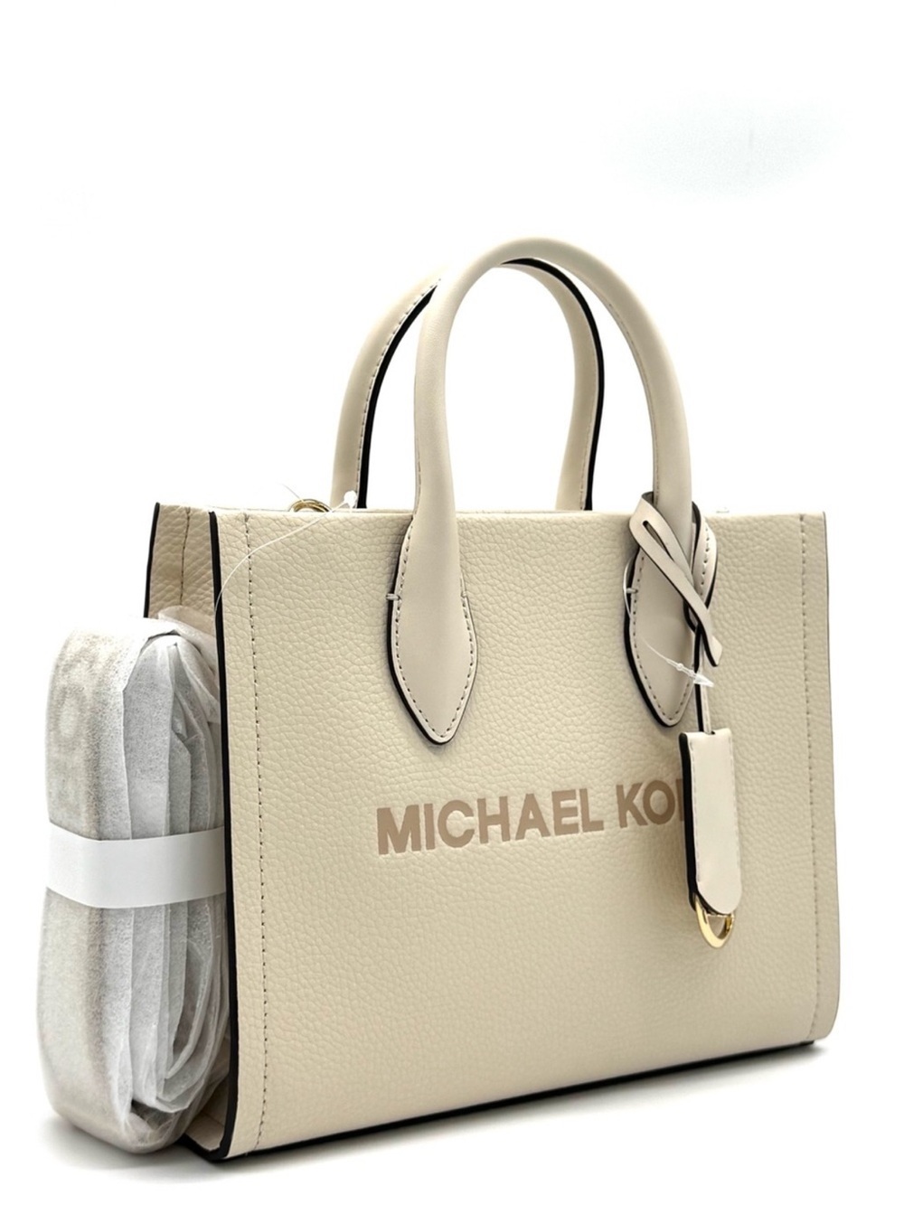 Michael Kors Mirella Small Shopper TZ Xbody Bag Light Cream - Picture 2 of 9